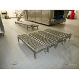 (6) Stainless Steel Roller Conveyors
