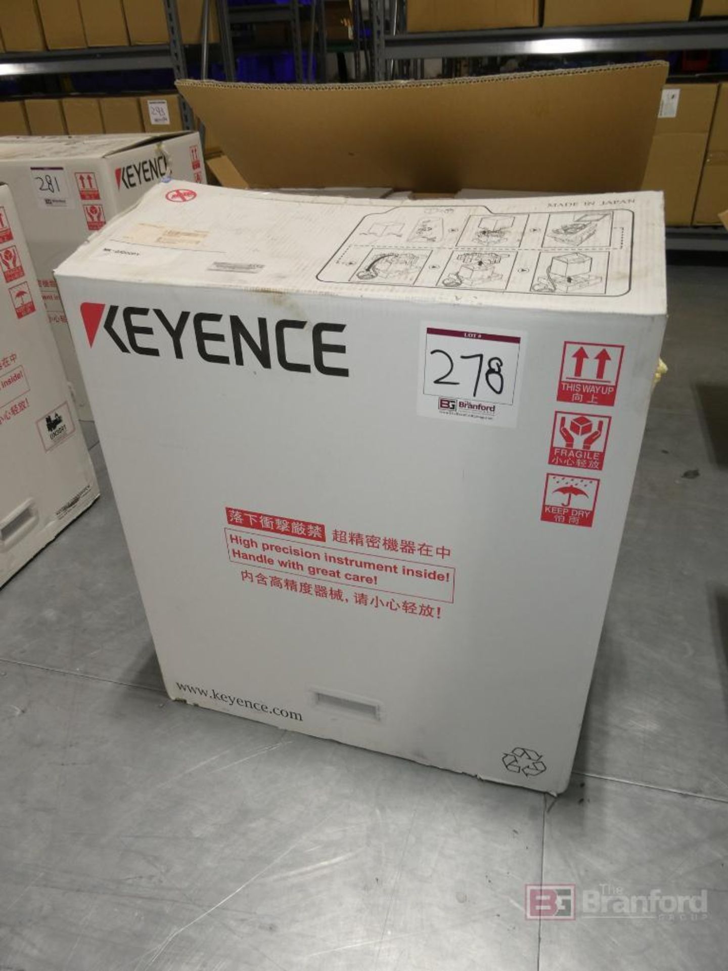 Keyence Model MK-G1000PY, Continuous Inkjet Printer (New)