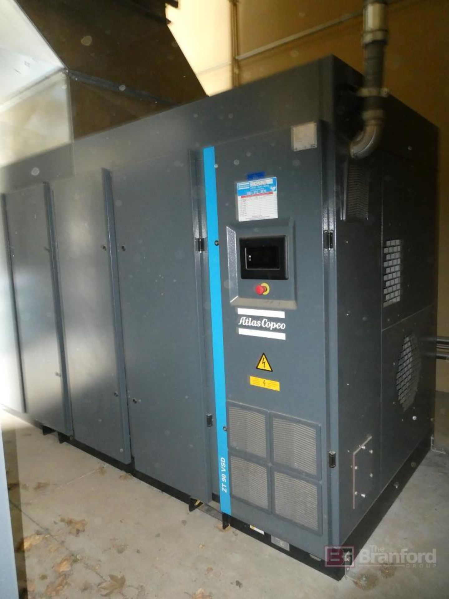 Atlas Copco Model ZT90VSD, Rotary Screw Air Compressor