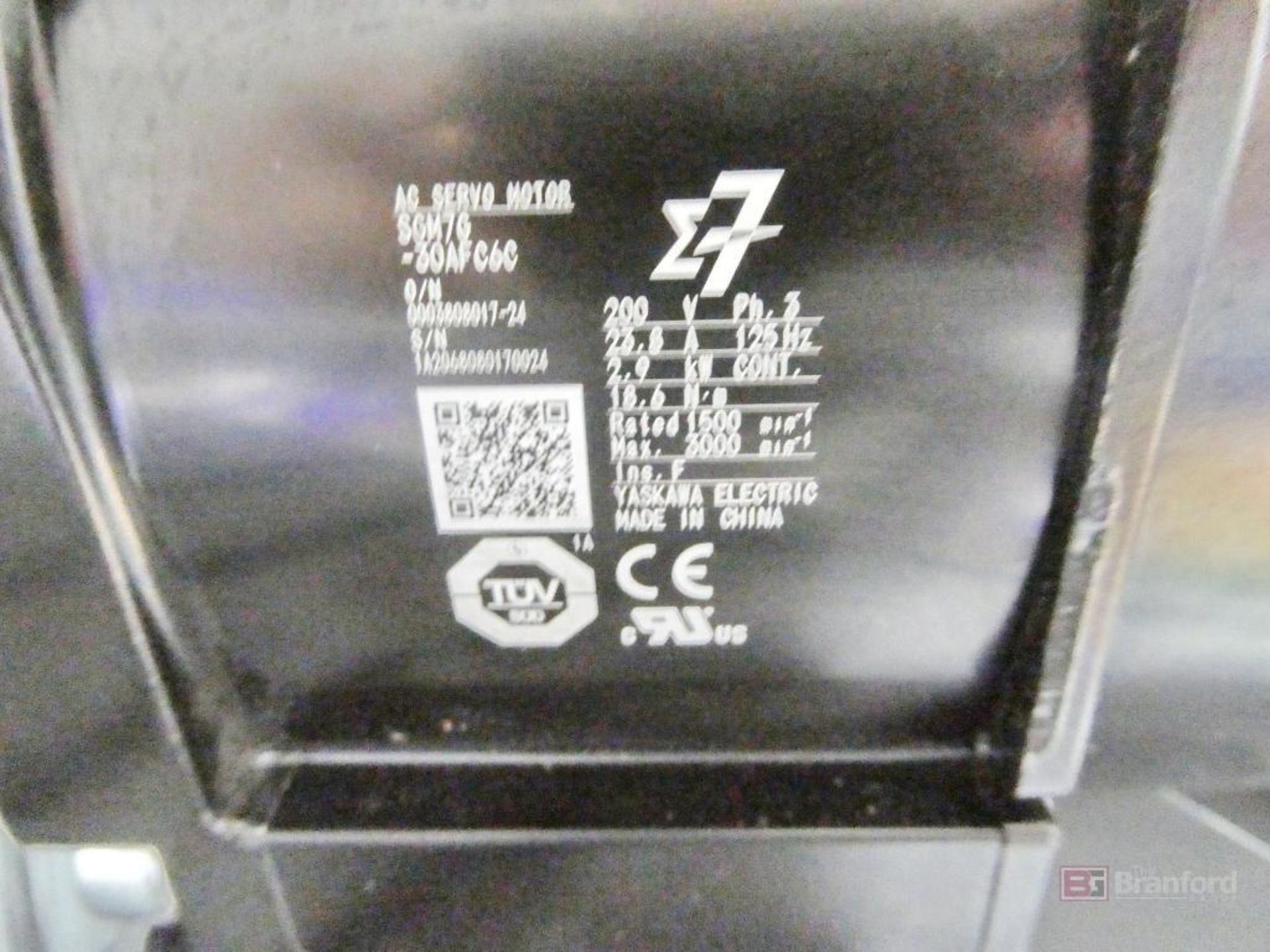 (2) Yaskawa Model SGM7G-30AFC6C, AC Servo Motors - Image 3 of 3