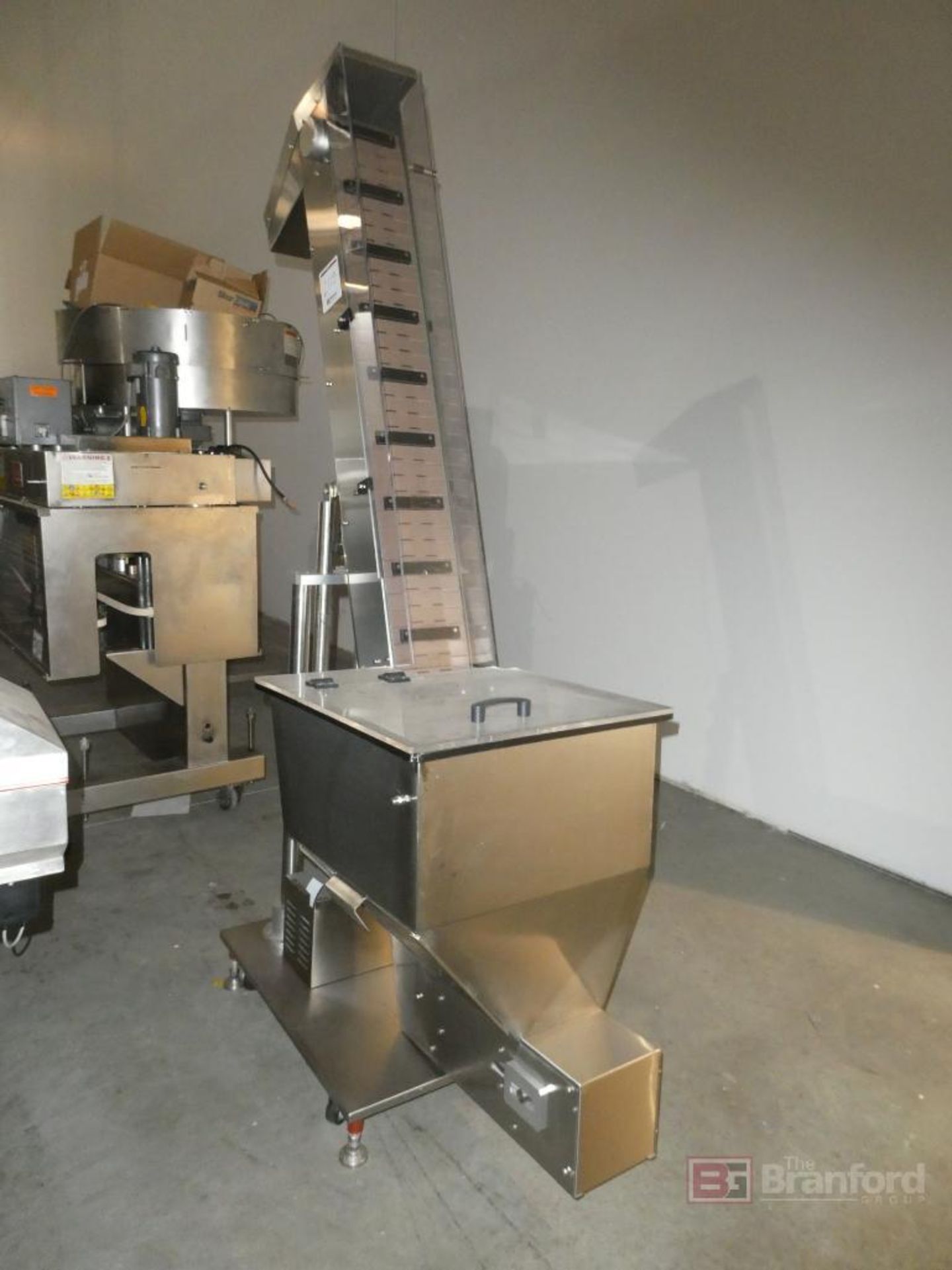 NJM Stainless Steel Dispensing Hopper/Elevator