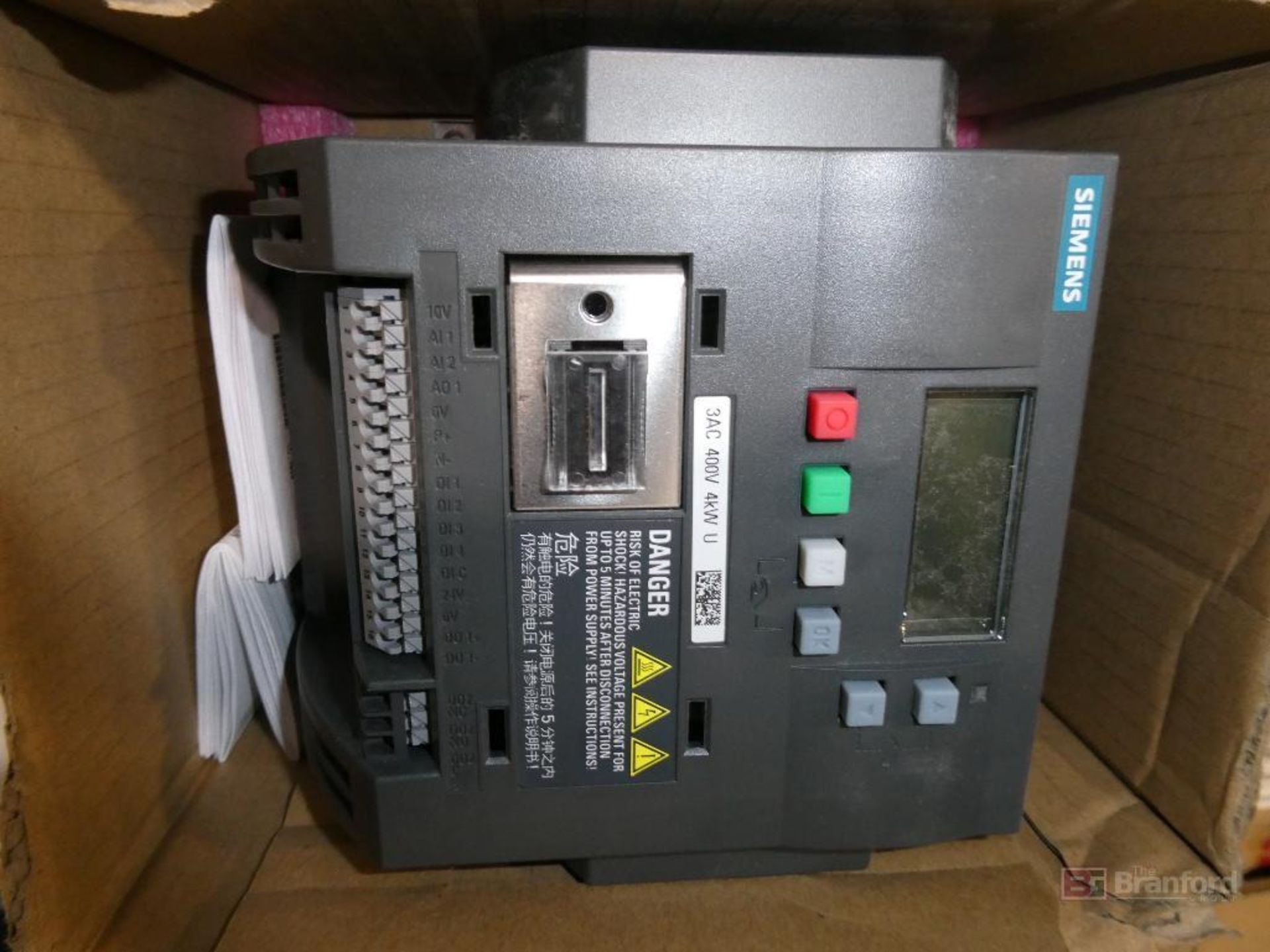 (2) Siemens Sinamics V20, Variable Frequency Drives (New) - Image 2 of 2