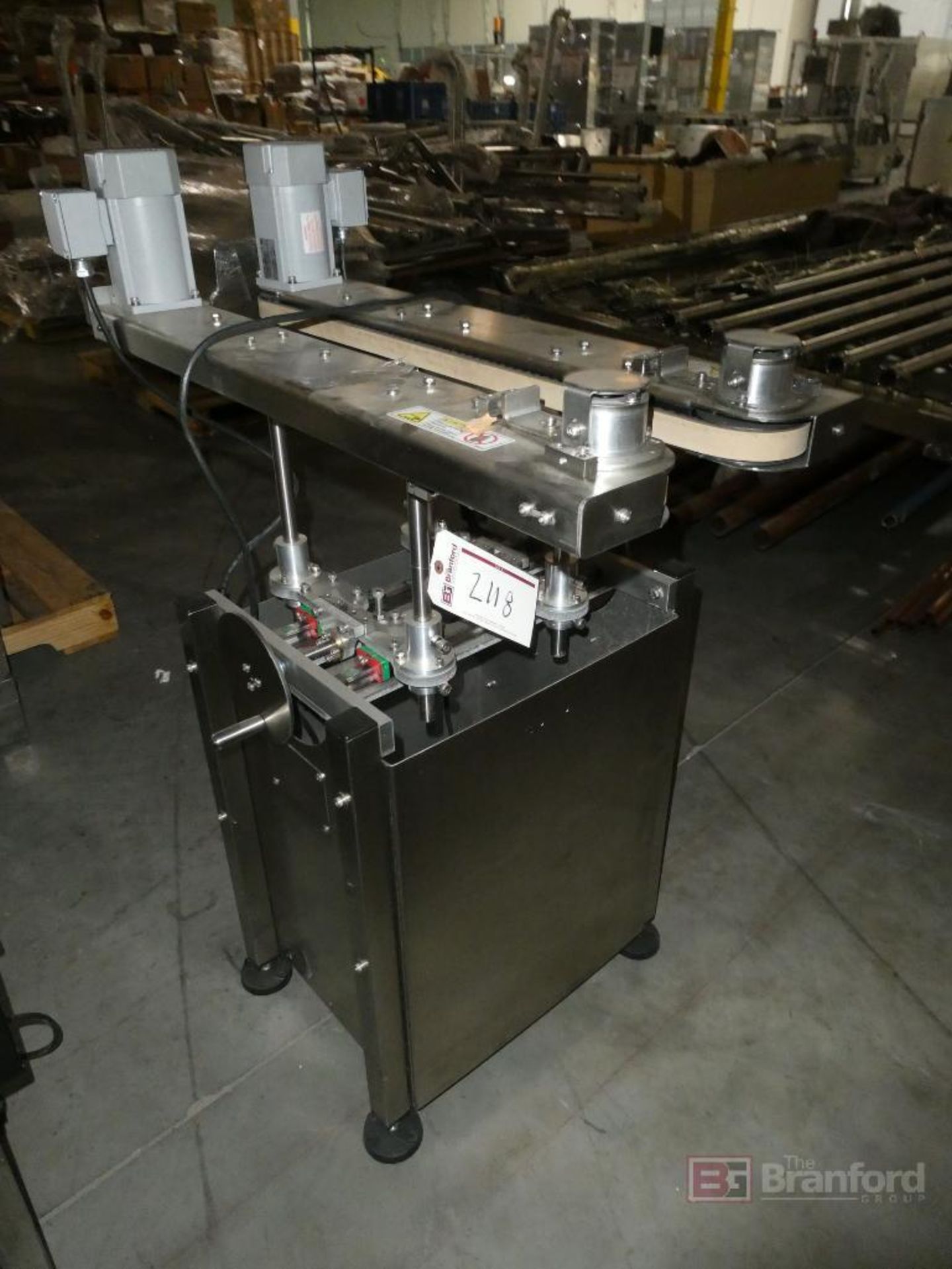 Ketan Model TC-34M, Stainless Steel Automatic Front and Back Labeling Machine