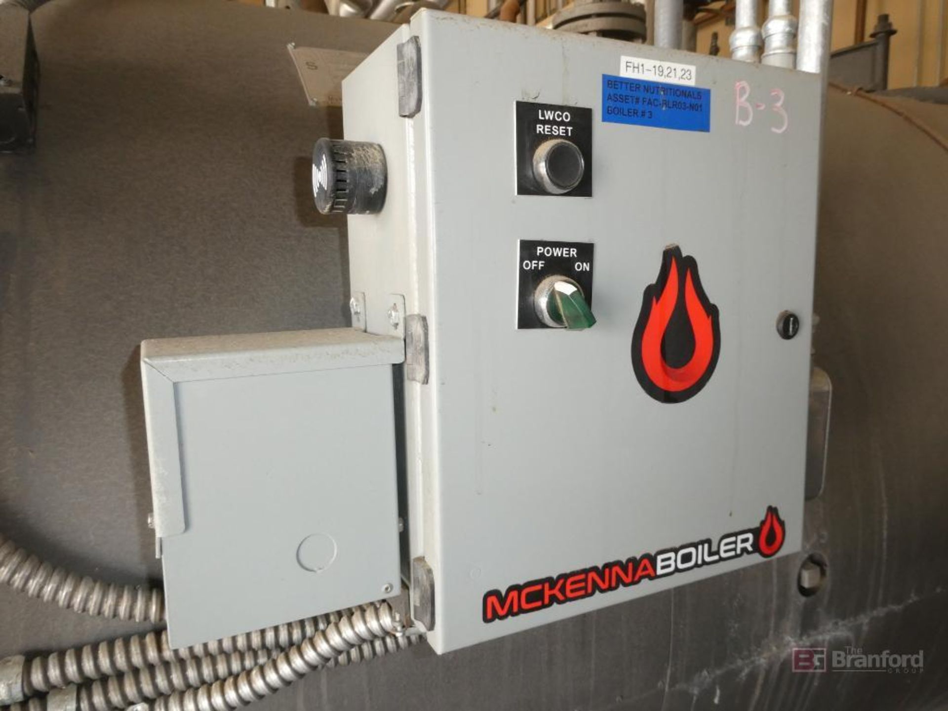 McKenna Boilers Model JFS50LF, 50HP High Pressure Steam Boiler - Image 6 of 12