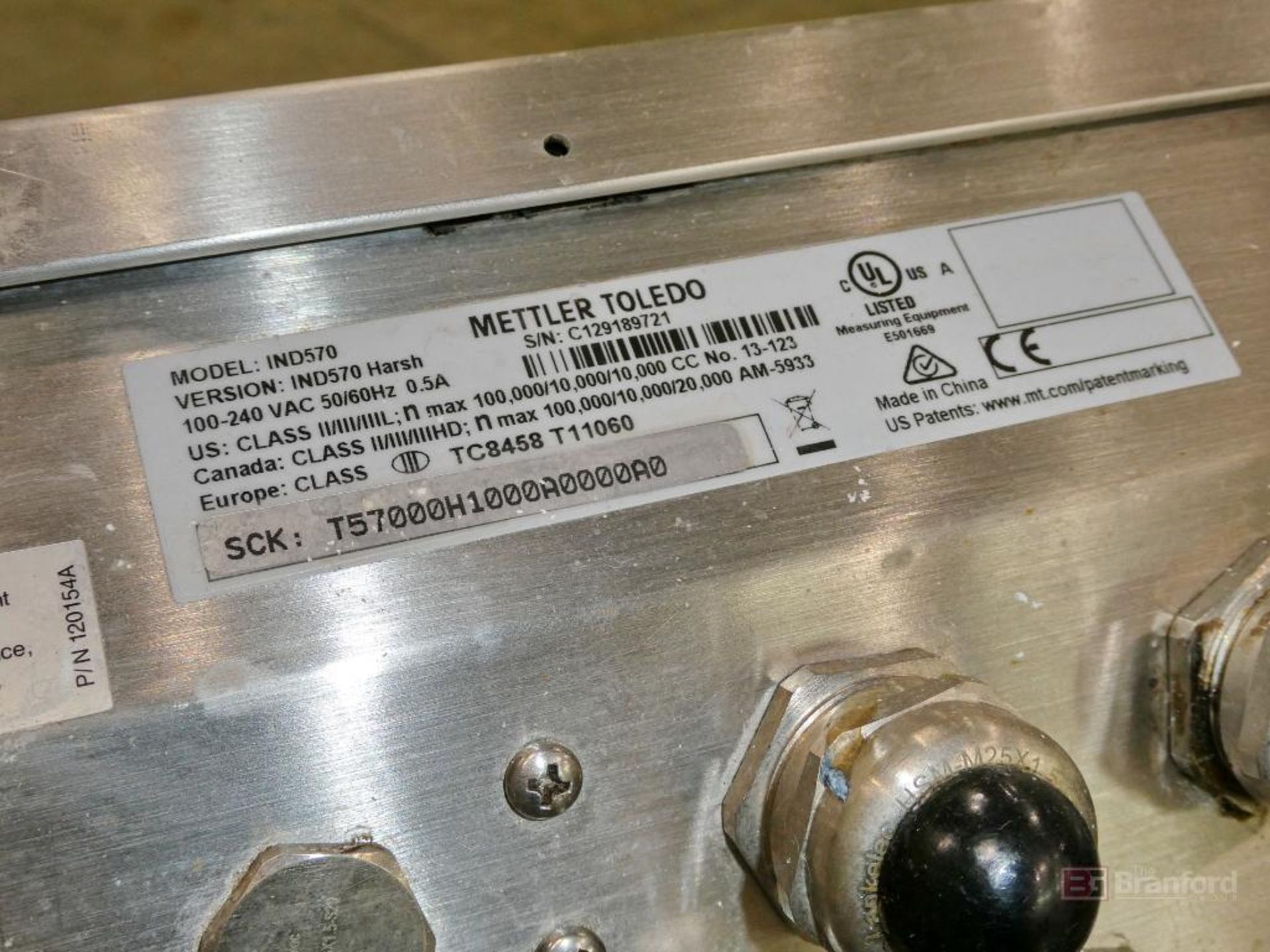 Mettler-Toledo Model IND570, Stainless Steel Digital Weight Scale - Image 4 of 4