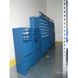 (3) Sections of Parts Bins w/ Contents