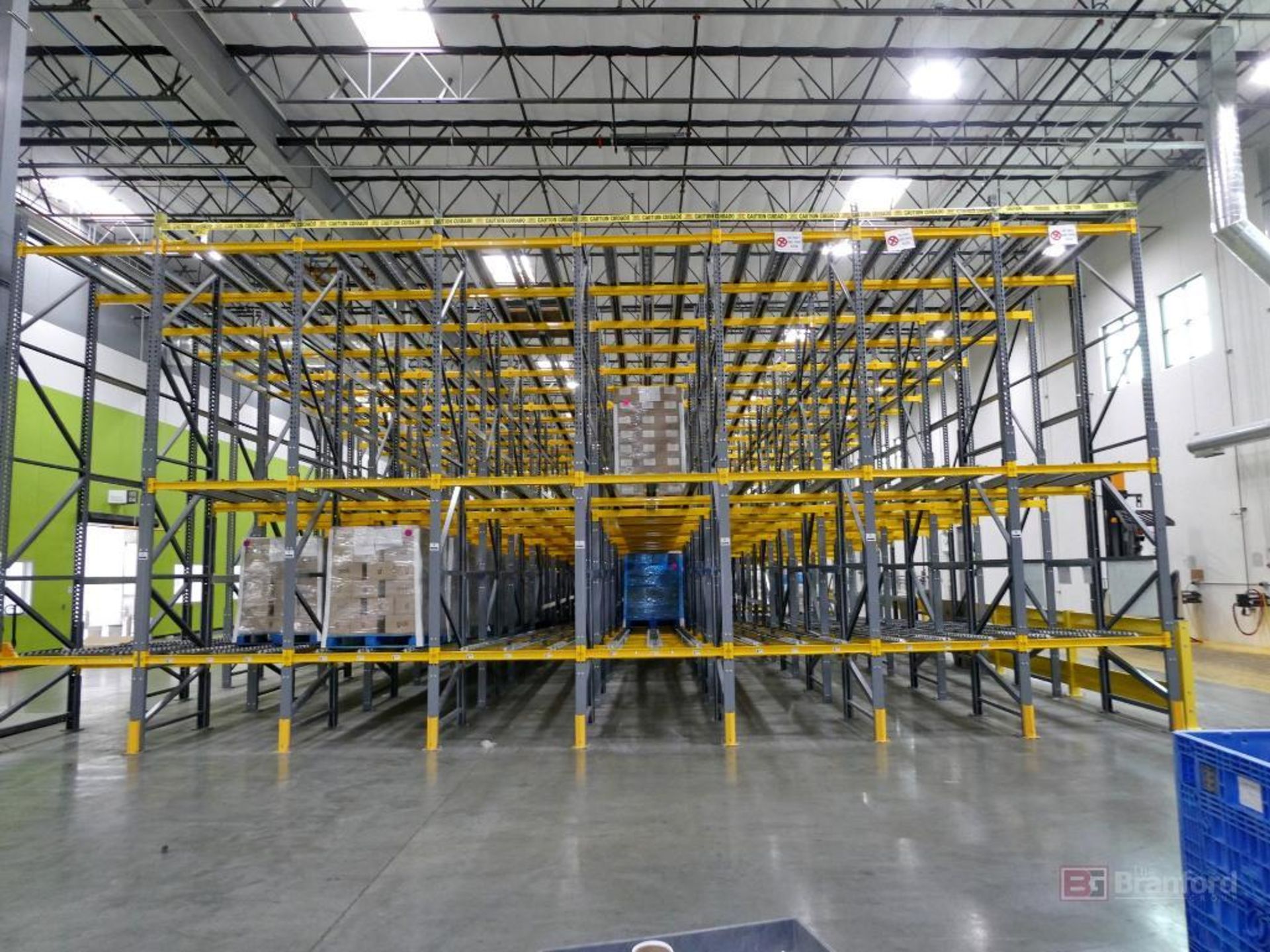 (8) Bays of 3-Tier Flow Racking