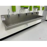Stainless Steel Sink (5) Motion Detection Faucets