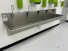 Stainless Steel Sink (5) Motion Detection Faucets