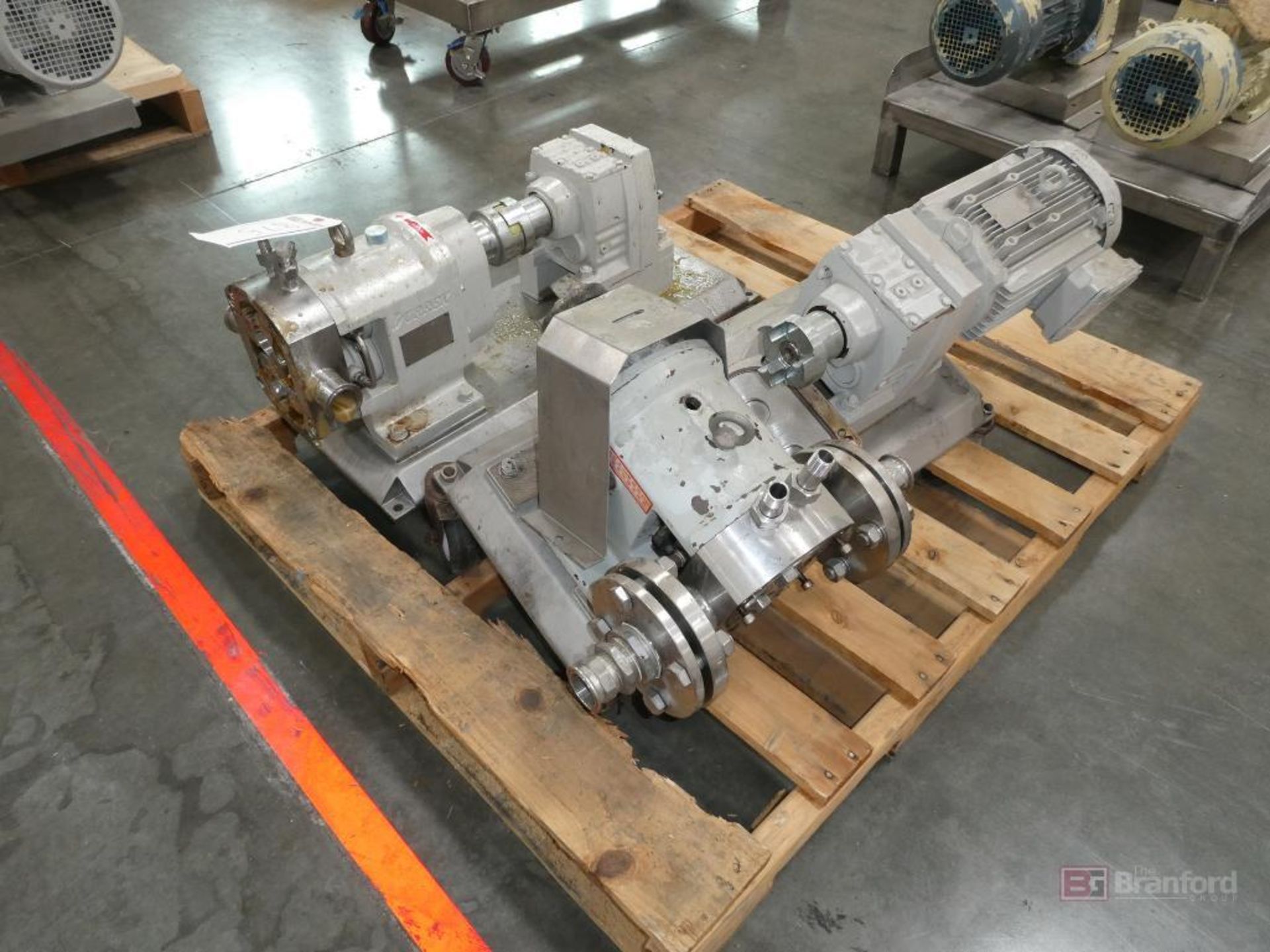 (1) Rotary Lobe Pump and Gear Box; (1) Portable Rotary Lobe Pump w/ SEW-Eurodrive Motor and Gearbox - Image 2 of 4