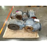 (3) Evergear/Omiter Model MTJAF87-Y4-4P-43.39-M6-B, 4KW Gear Motors