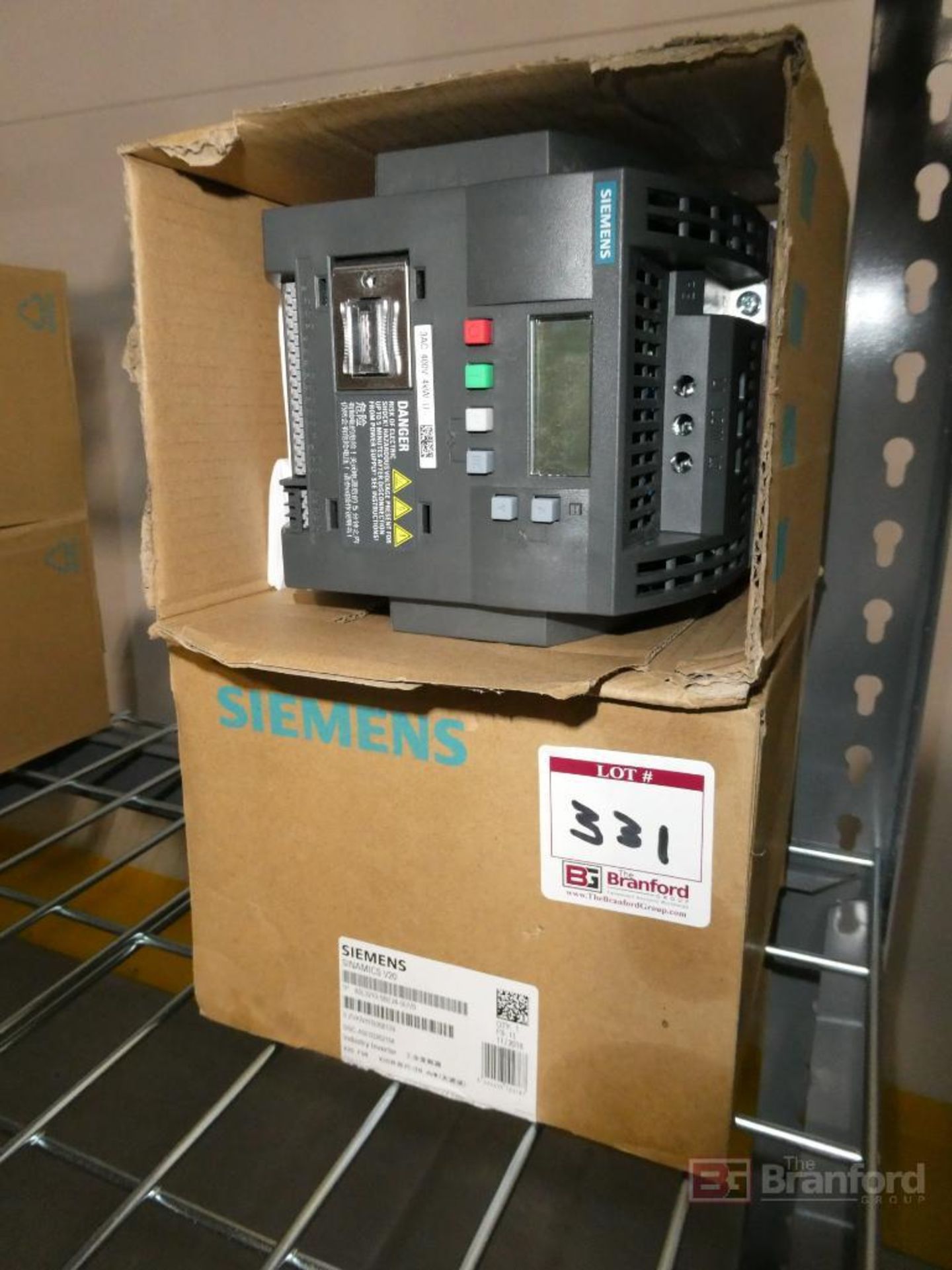 (2) Siemens Sinamics V20, Variable Frequency Drives (New)