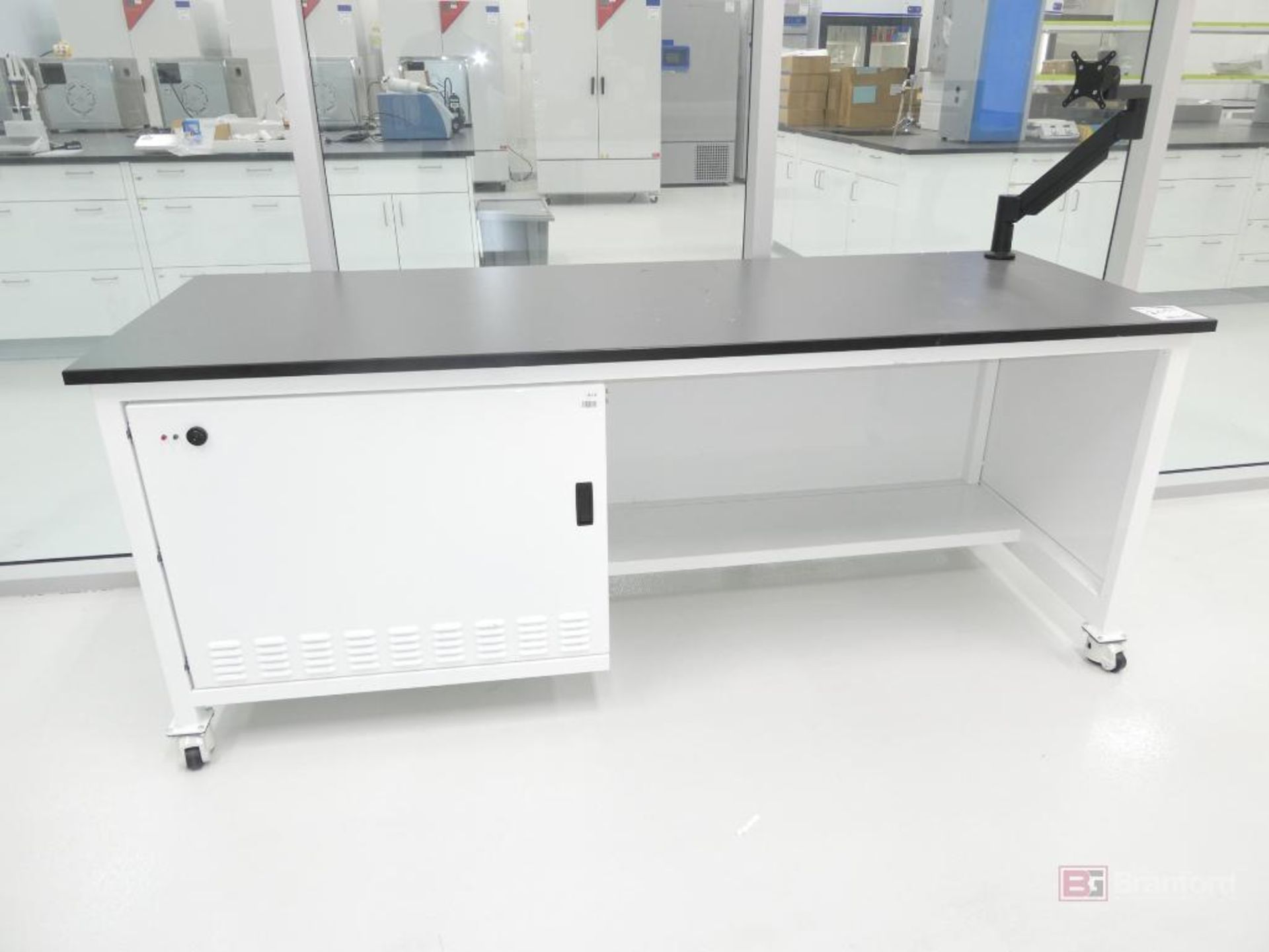 (2) Food Prep Table/Monitor Mounting Arm/Lower Equipment Cabinet