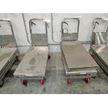 Stainless Steel flatbed lift cart
