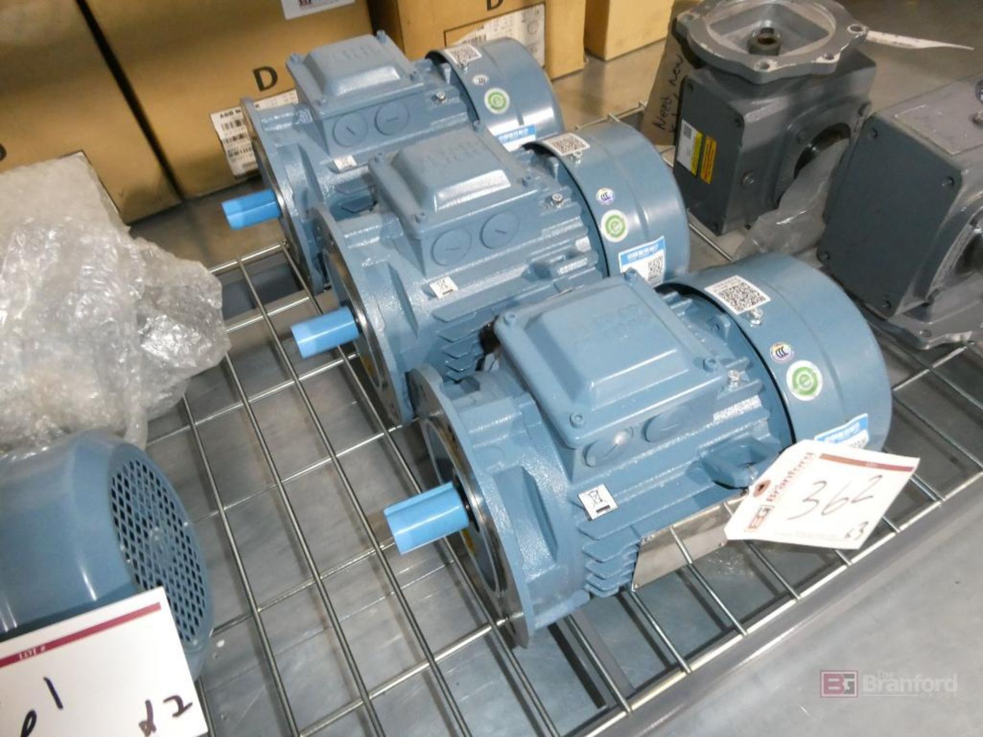 (3) ABB Model M2BAX90SA4, Motors