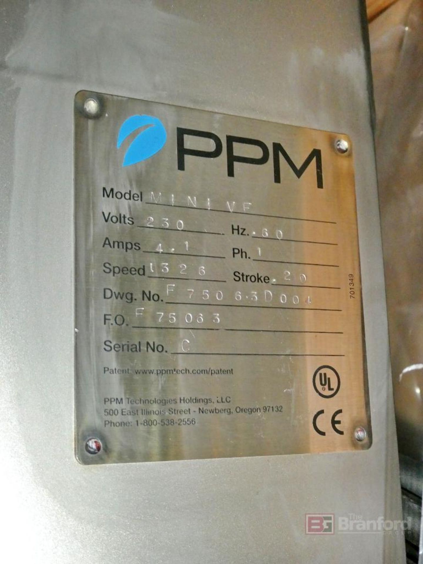 PPM Model MINI VF, Vibrator Conveyor - Image 3 of 3