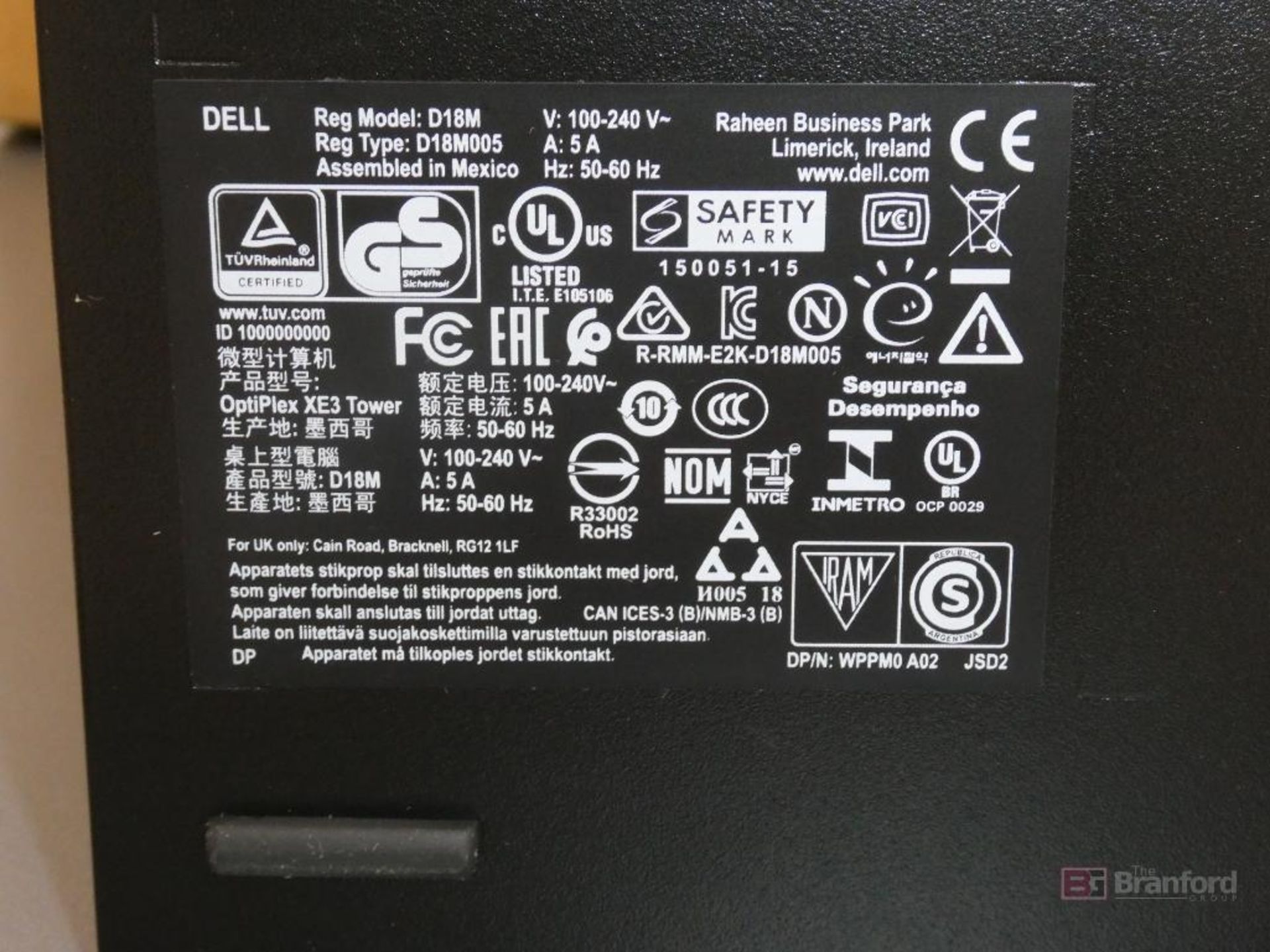 Dell Model Opti-Plex XE3, Computer Tower - Image 5 of 7