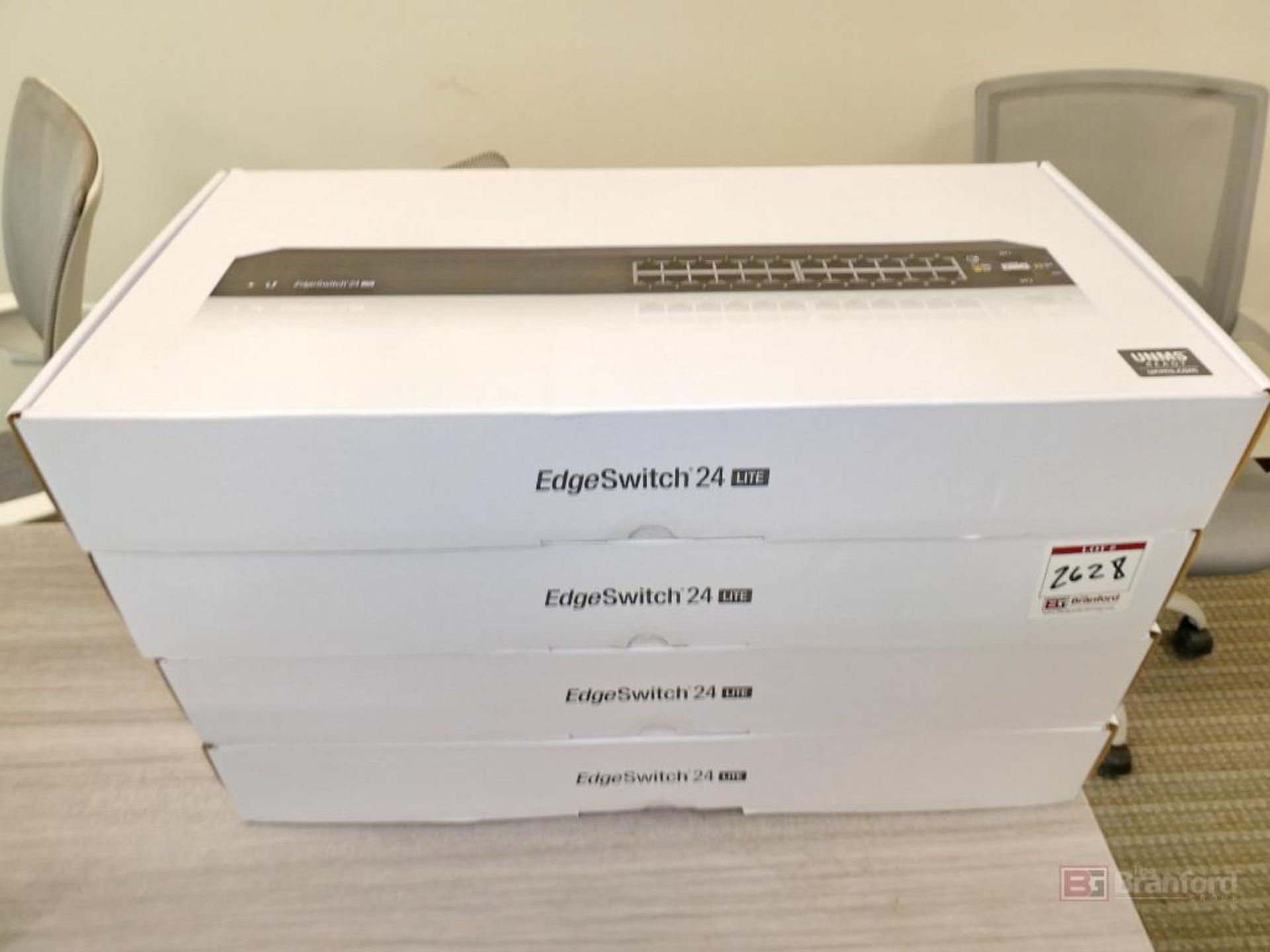(4) Ubiquiti Inc Model ES-24-Lite, EdgeSwitch 24-Port Managed Network Switch (New)