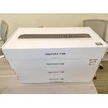 (4) Ubiquiti Inc Model ES-24-Lite, EdgeSwitch 24-Port Managed Network Switch (New)