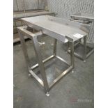 (2) Stainless Steel Production Line Sorting Tables