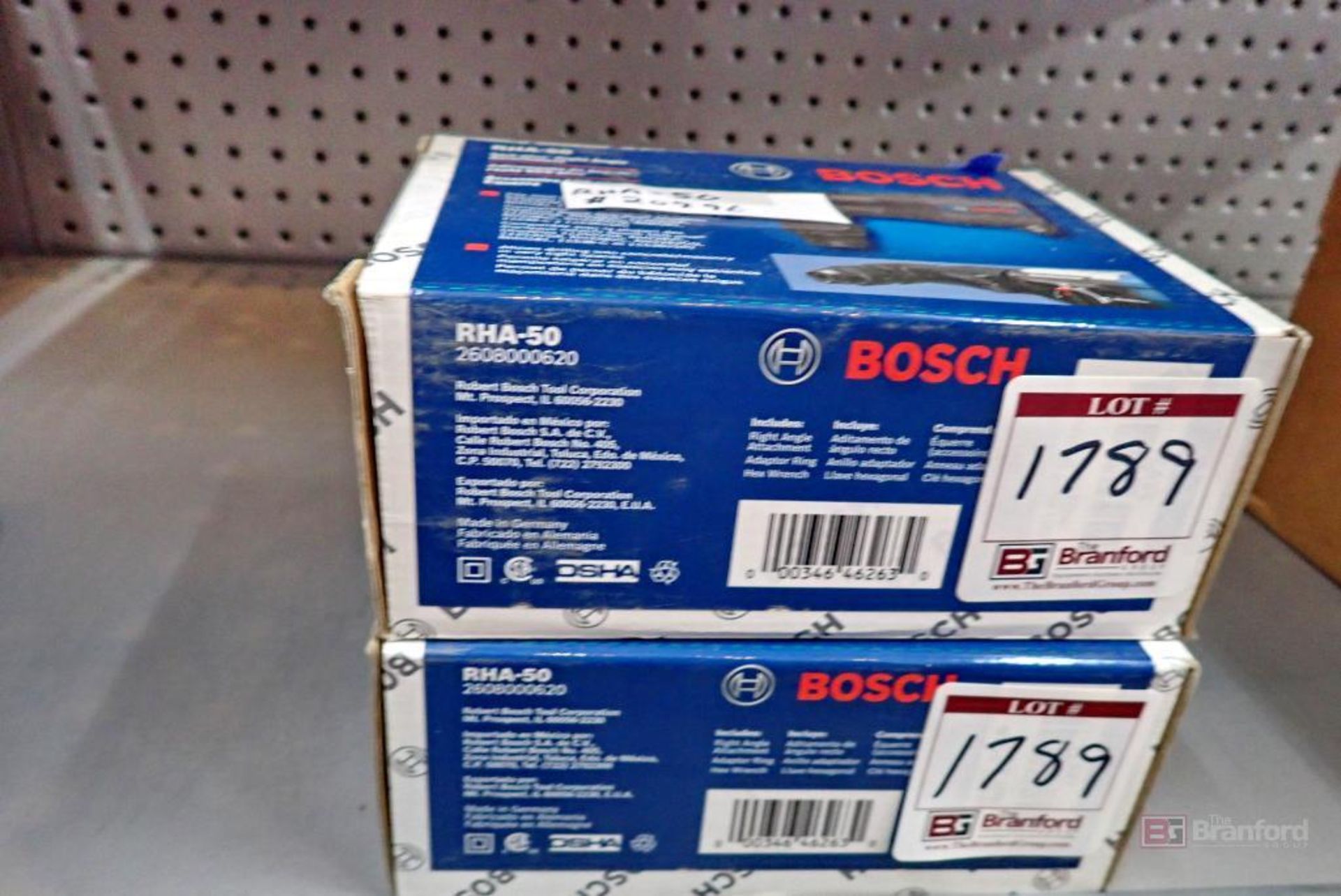 (2) Bosch RHA-50 SDS-Plus Right Angle Attachments