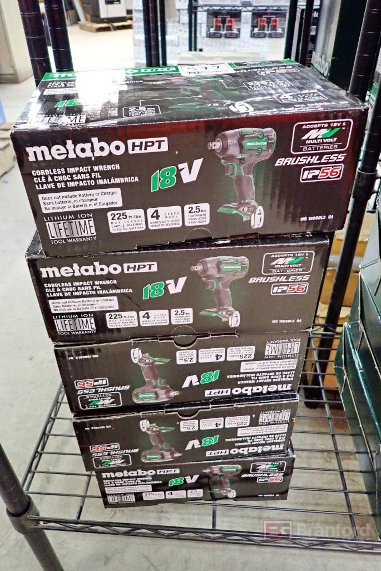 Metabo HPT WR 18DBDL Q4 Brushless Cordless Impact Wrench - Image 2 of 4