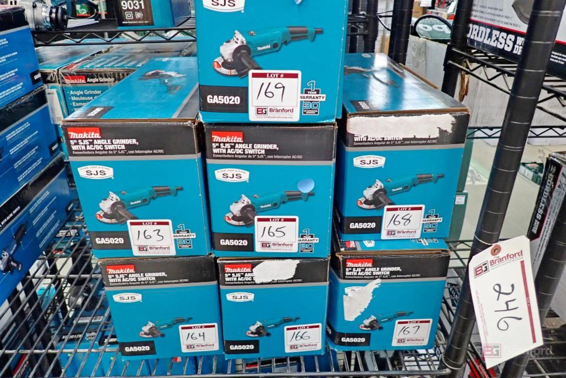 Makita GA5020 5" SJS Angle Grinder w/ AC/DC Switch - Bild 6 aus 8