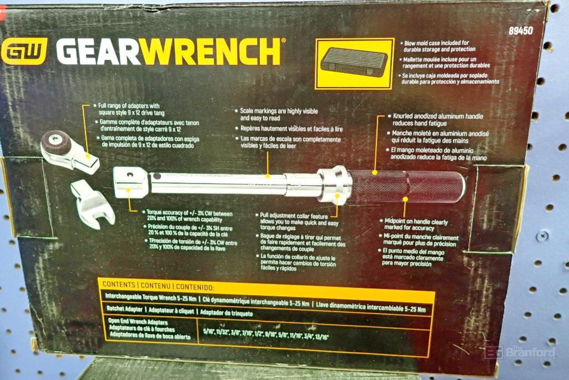 GearWrench 89450 12 Pc. SAE Interchangeable Torque Wrench Set - Bild 3 aus 4