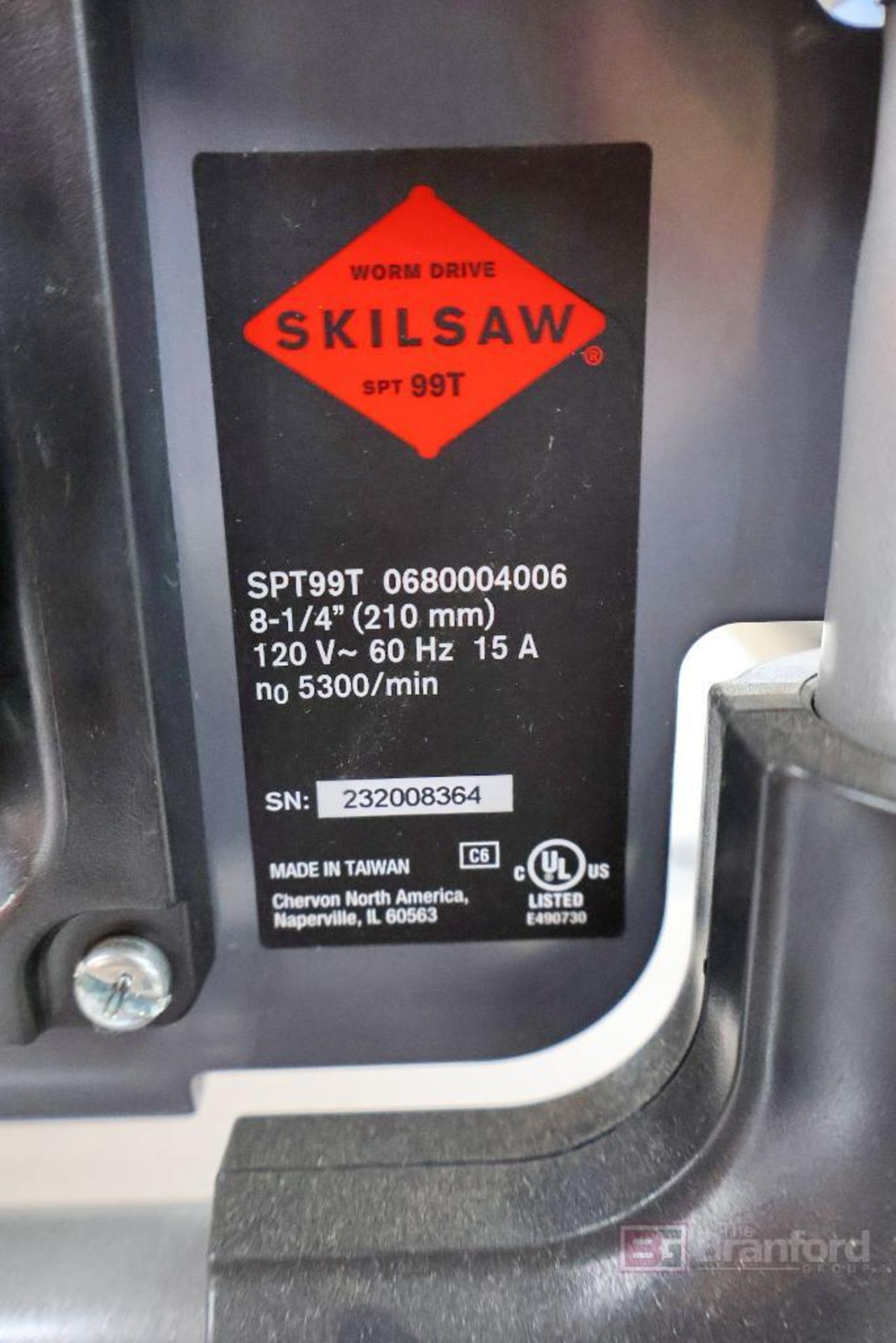 SKILSAW SPT 99 T-01 Portable Worm Drive Table Saw - Image 6 of 8