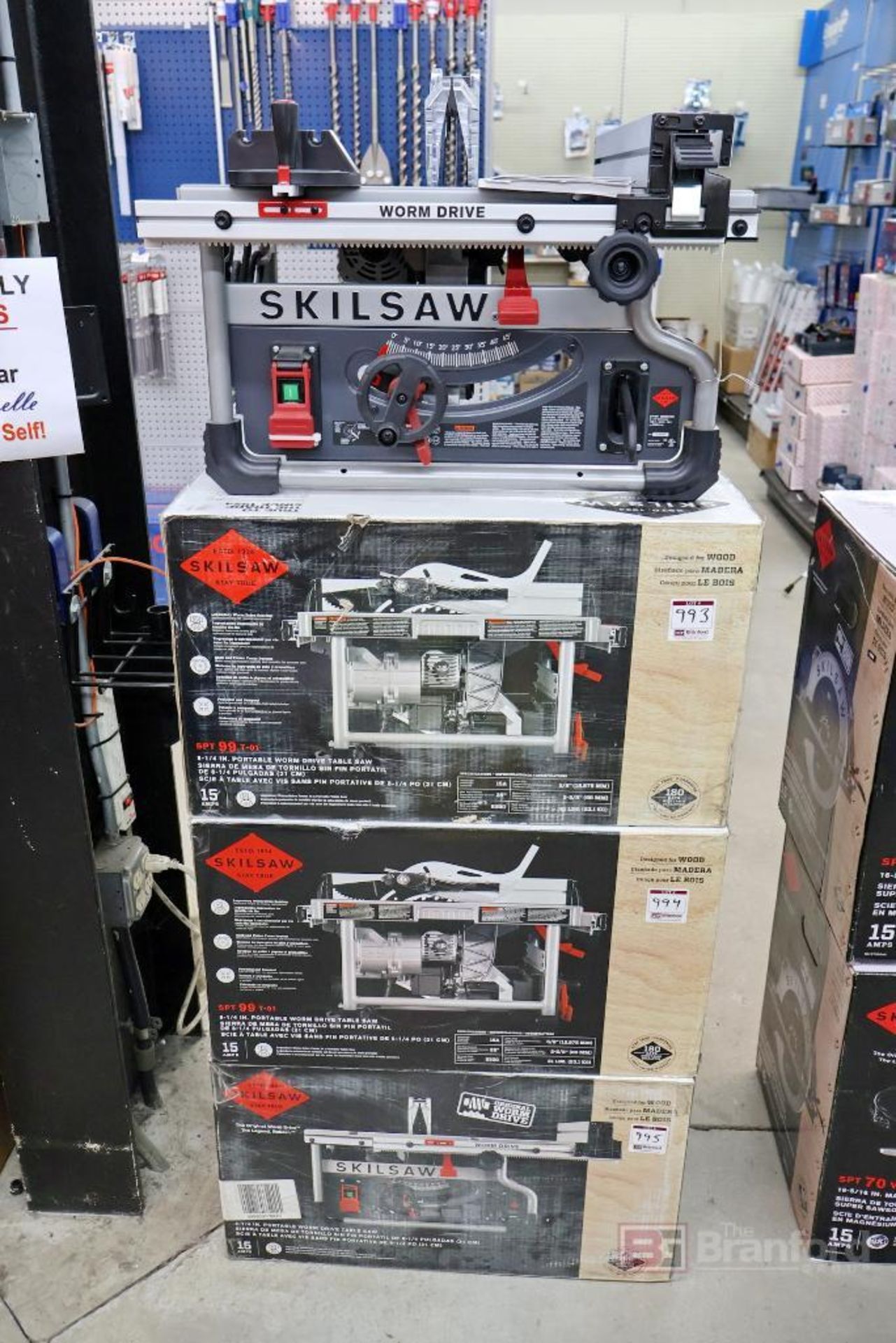 SKILSAW SPT 99 T-01 Portable Worm Drive Table Saw - Bild 5 aus 10