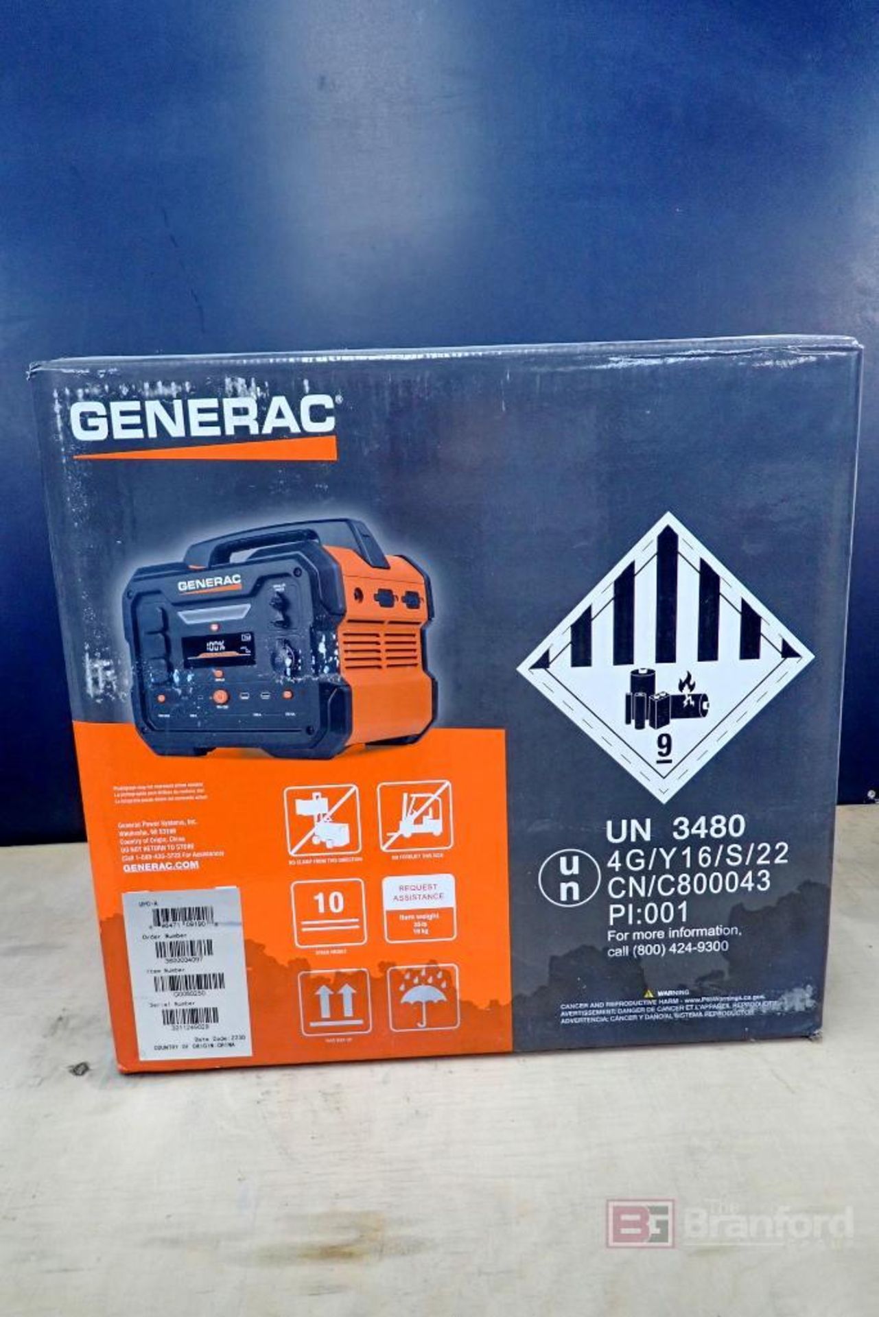 GENERAC GB1000 Portable Power Station - Image 5 of 9