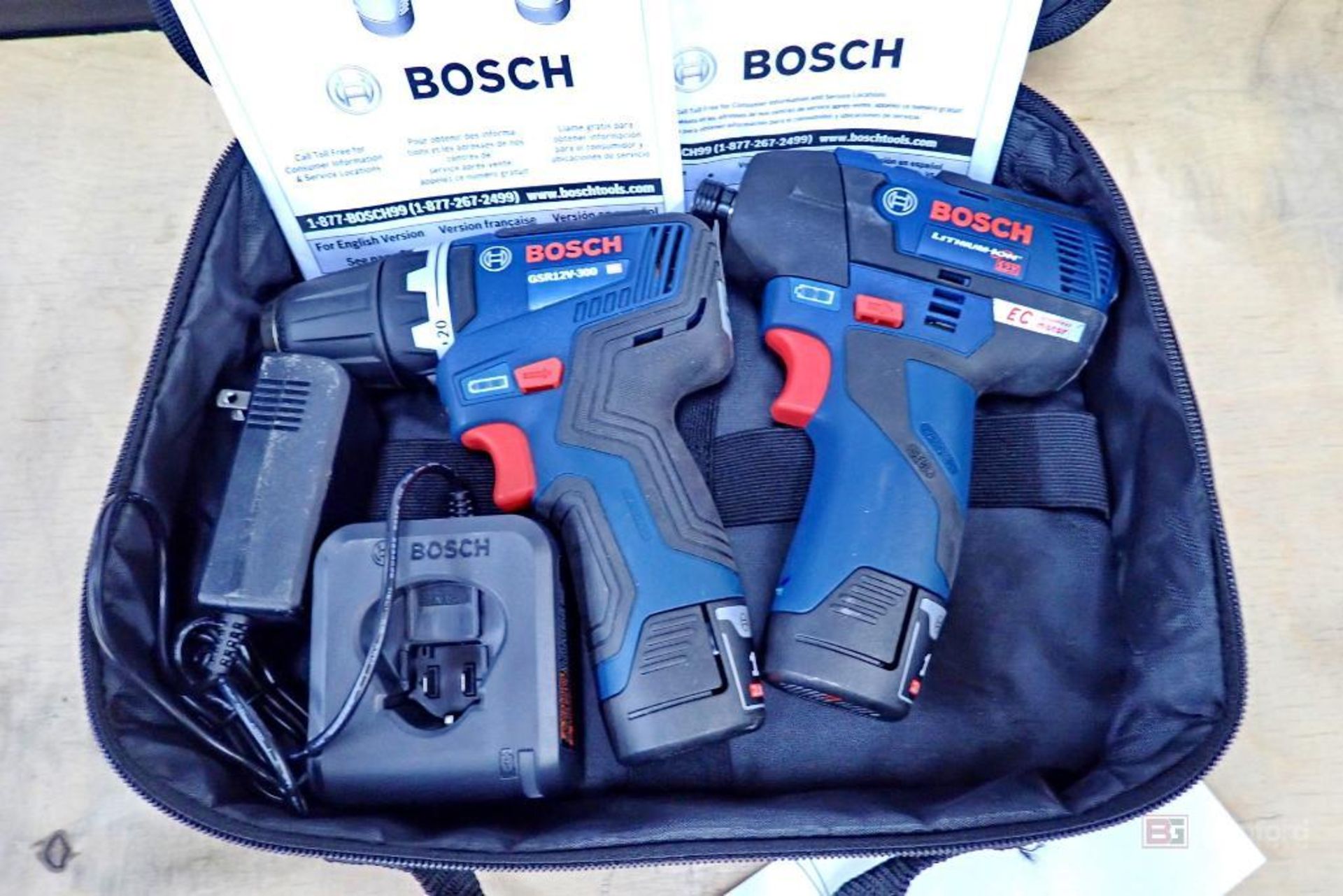 Bosch GXL12V-220B22-RT Brushless Combo Kit w/ Driller - Driver - Image 2 of 7