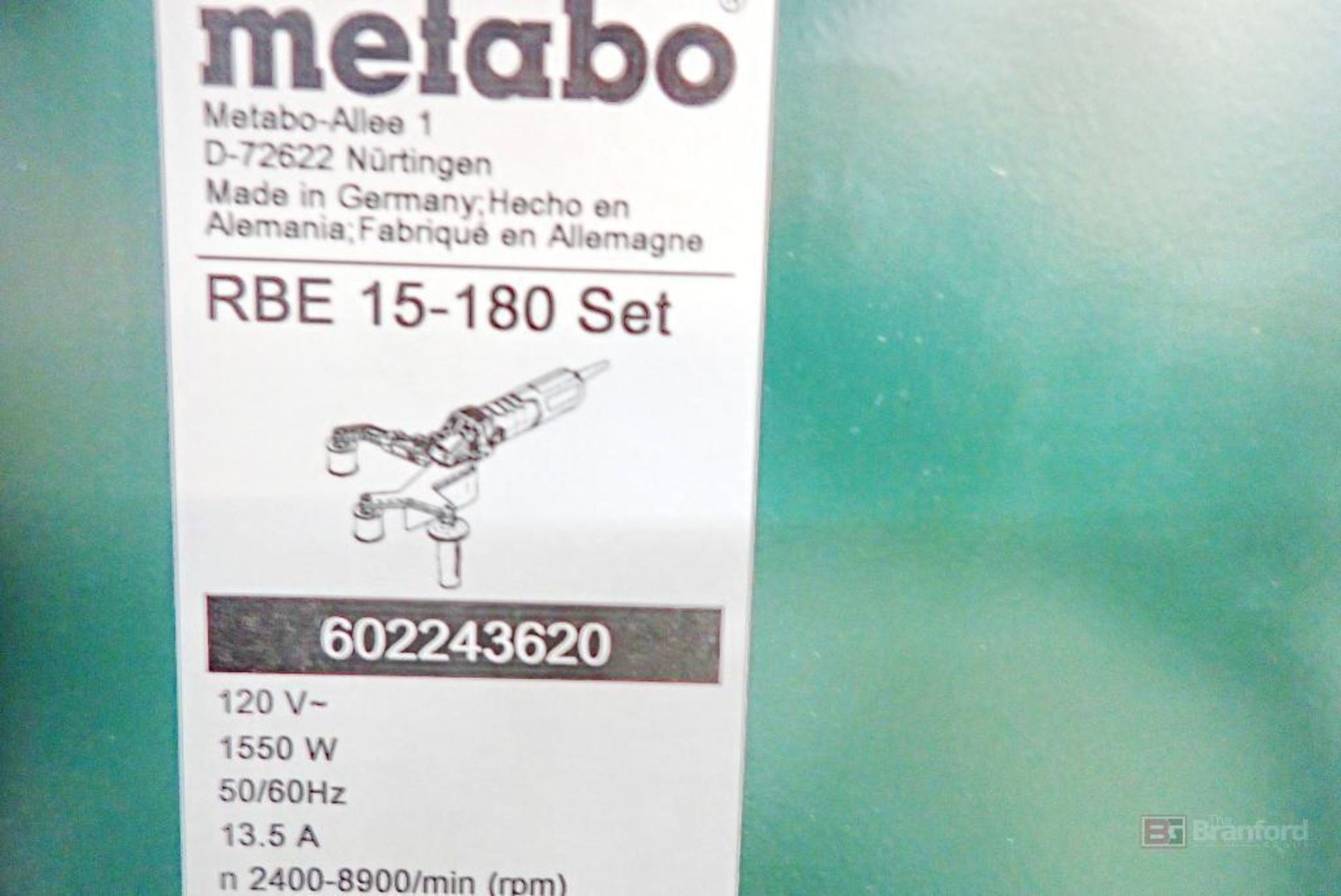 Metabo RBE 15-180 Tube Belt Sander Set - Image 4 of 5