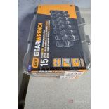 GearWrench 84939N 15 Pc. Metric Universal Impact Socket Set