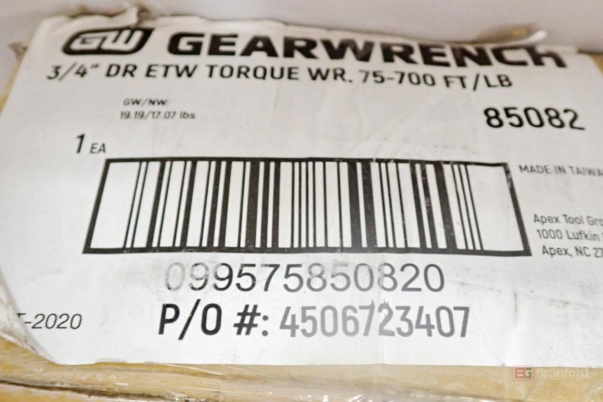 GearWrench 85082 3/4" Drive Electronic Torque Wrench - Image 2 of 4