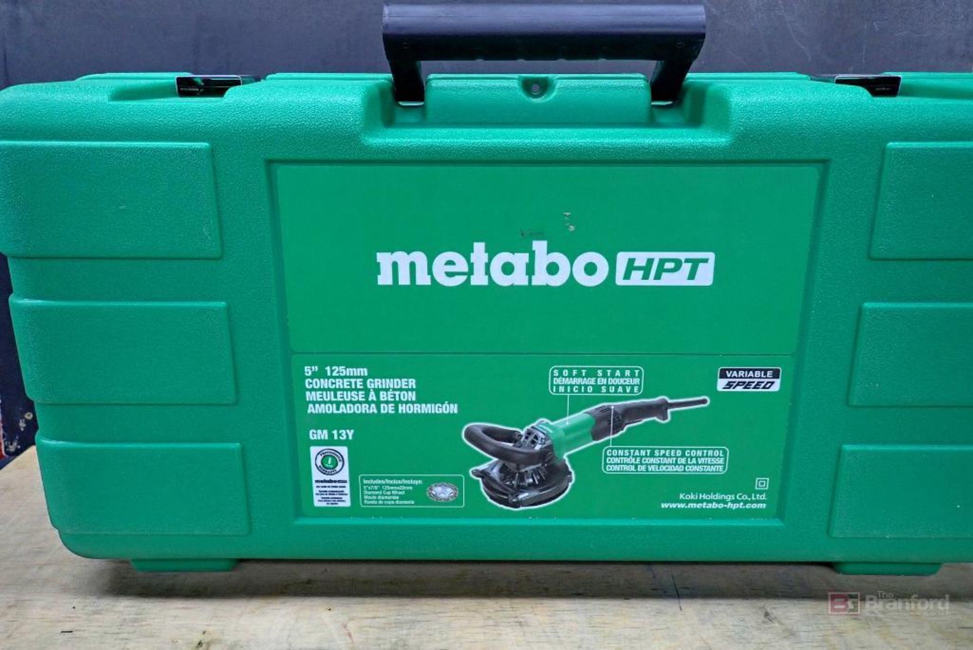 Metabo HPT GM13Y 5" 125mm Concrete Grinder - Image 3 of 5