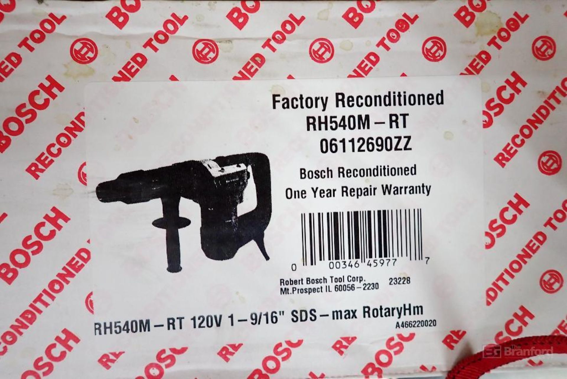 Bosch RH540M-RT BoschHammer Rotary Hammer - Image 5 of 9