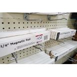 (13) Ullman 10-1/4" Magnetic Rails