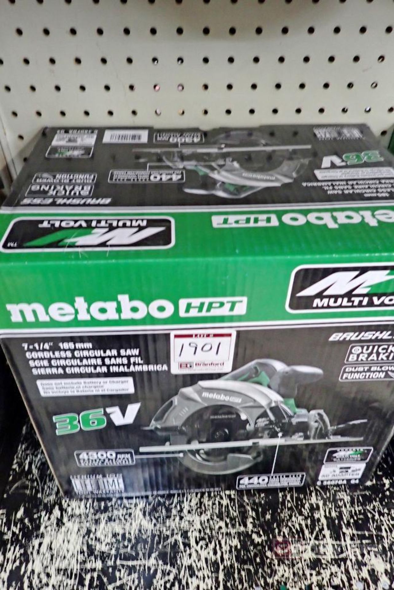 Metabo C 3607DA Q4 Brushless Cordless Circular Saw - Image 2 of 5