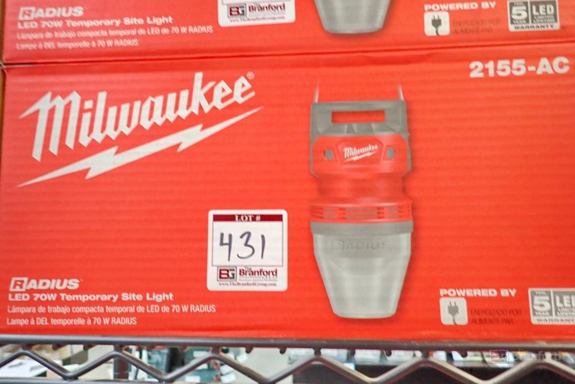 Milwaukee 2155-AC LED 70W Temporary Site Light