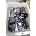 Box Lot of (9) Handheld Barcode Scanning Computers