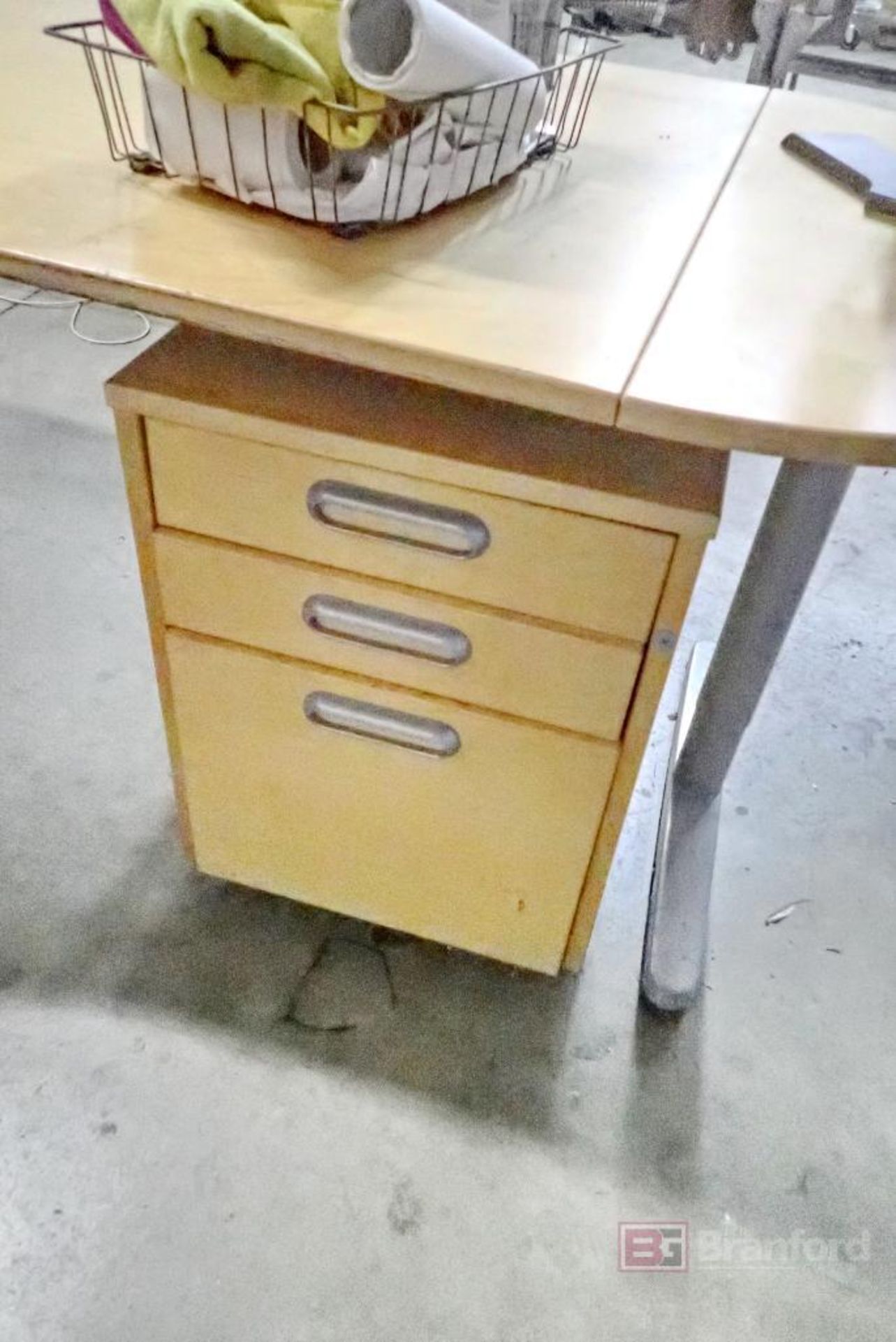 (2) Desk Sets w/ Lower Cabinets - Image 3 of 4