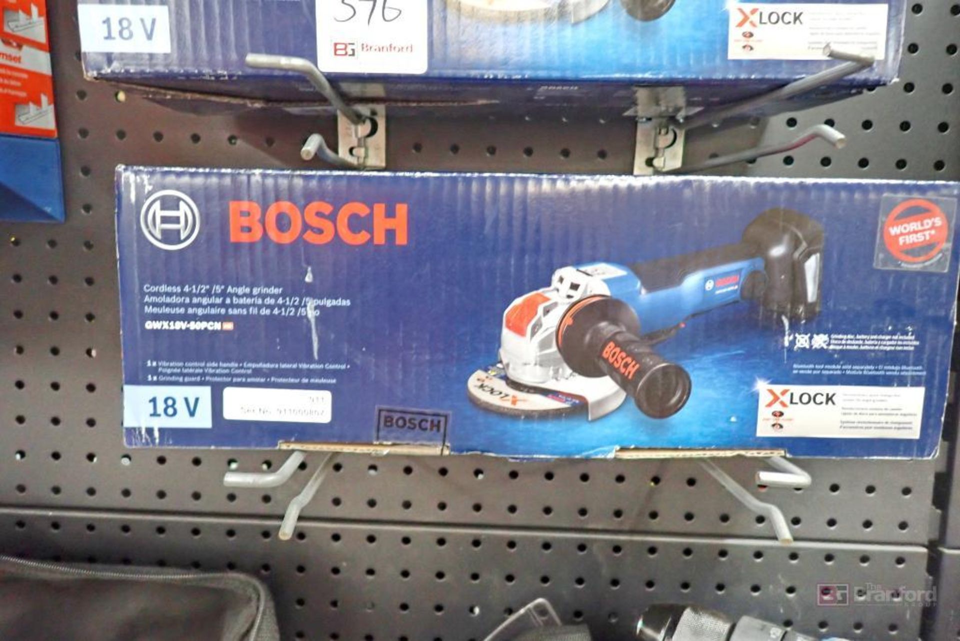 Bosch GWX18V-50PCN Cordless 4-1/2" / 5" Angle Grinder