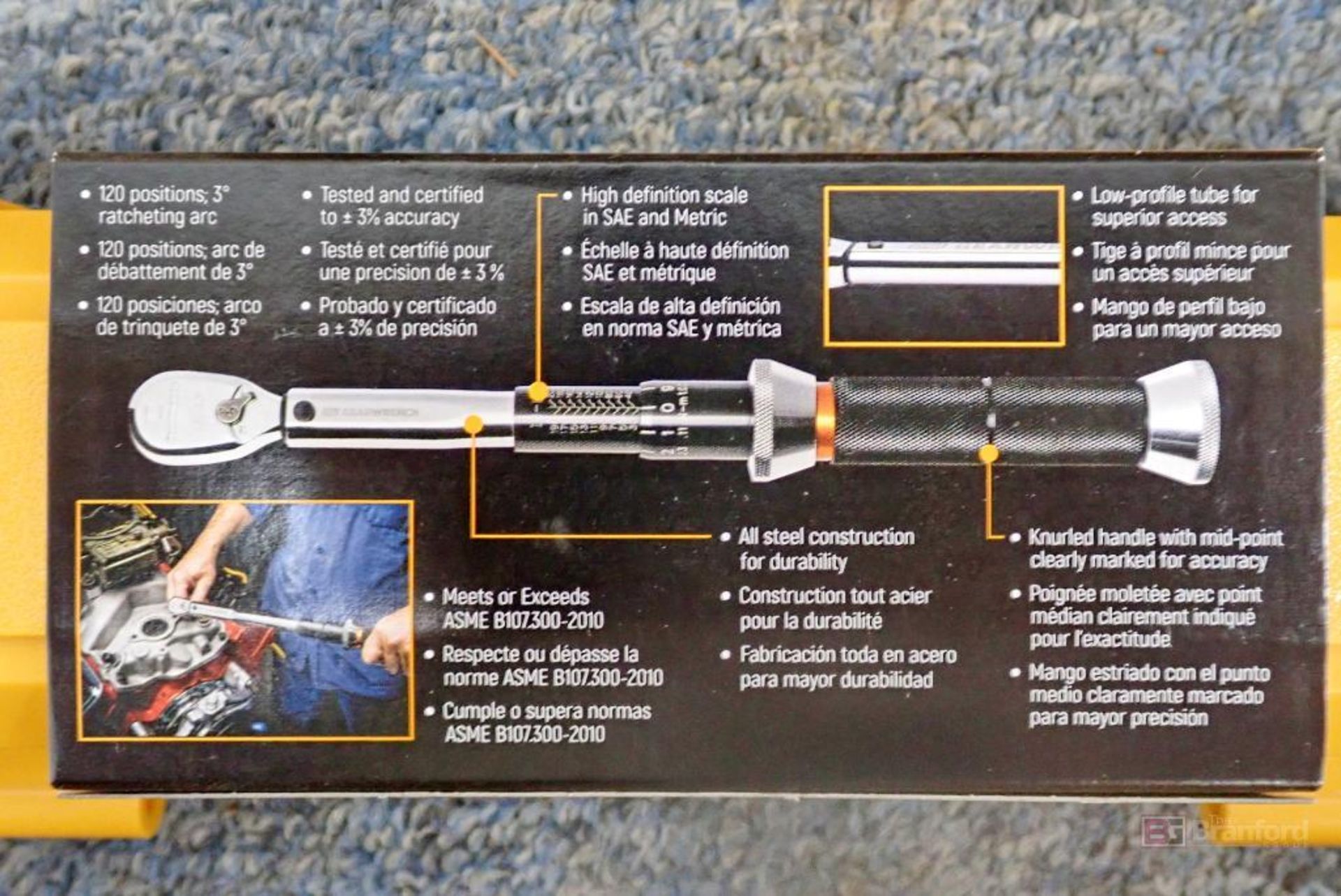 (2) GearWrench 85171 120XP 1/4" Drive Micrometer Torque Wrenches - Image 3 of 3