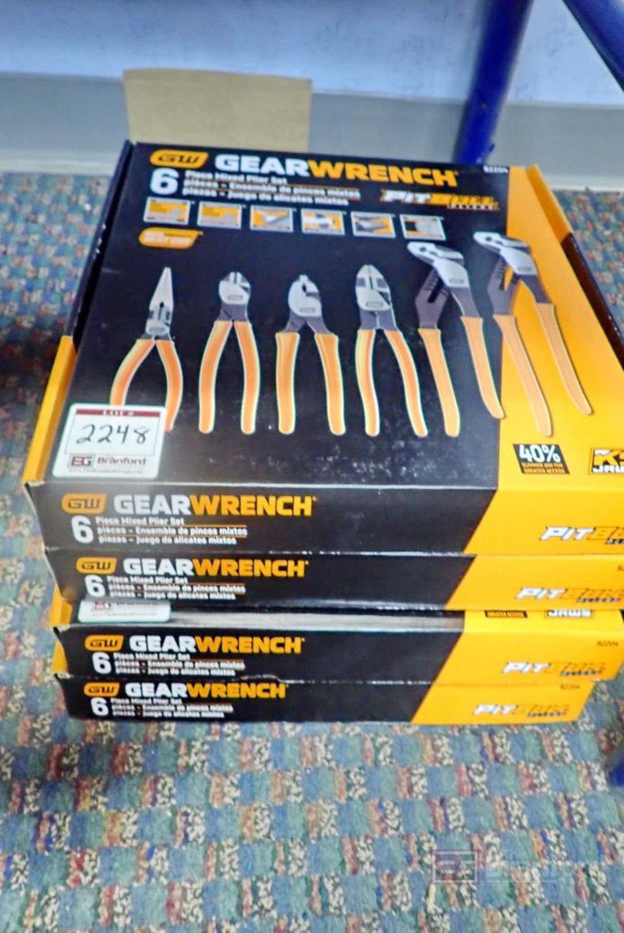 GearWrench 82204 6Pc. Mixed Pit Bull Plier Set