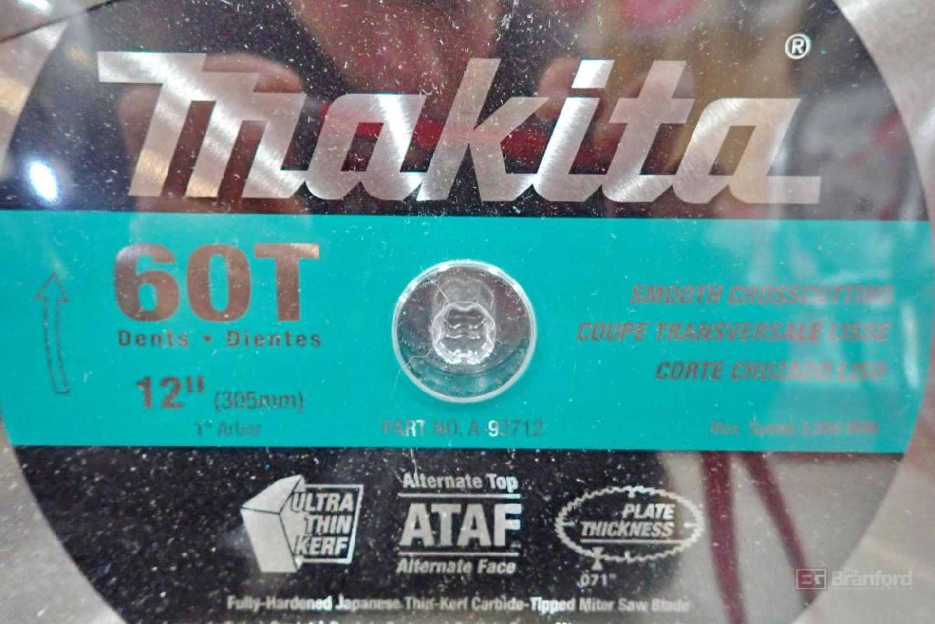 (5) Makita A-93712 12" Carbide Tipped Miter Saw Blades - Image 2 of 5