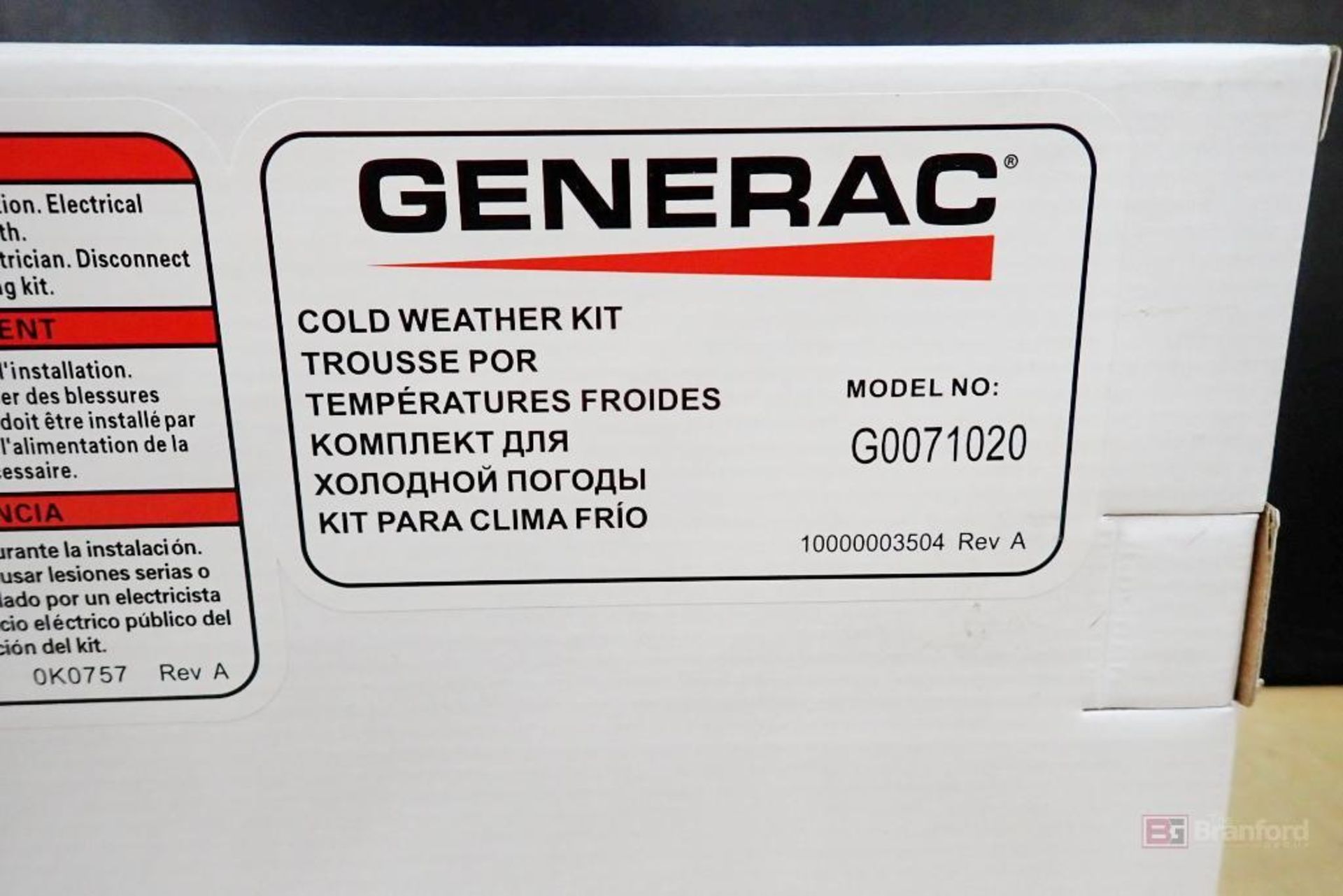 (2) GENERAC G0071031 Cold Weather Kits - Bild 3 aus 4