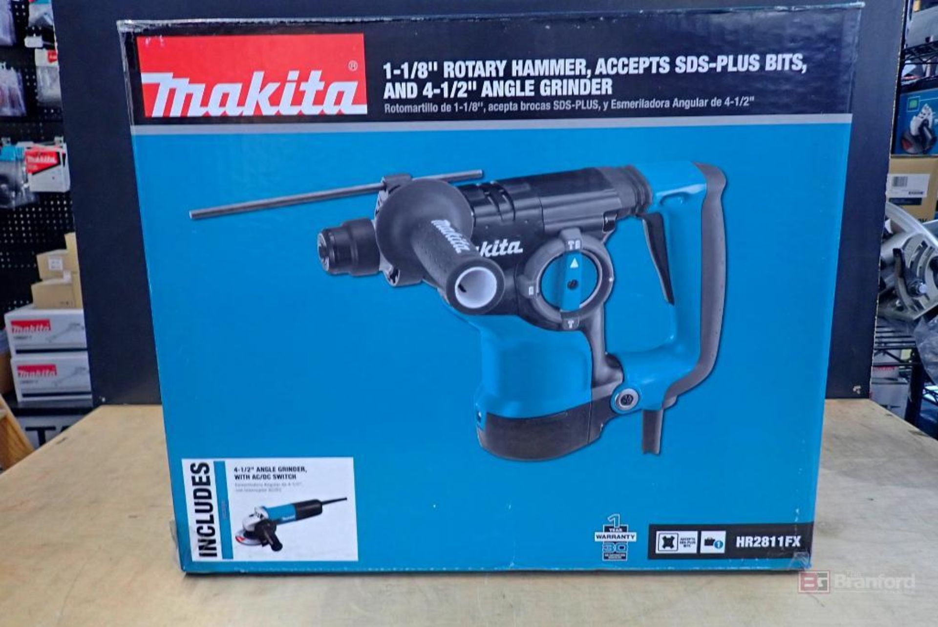Makita HR2811FX 1-1/8" Rotary Hammer - Bild 4 aus 6
