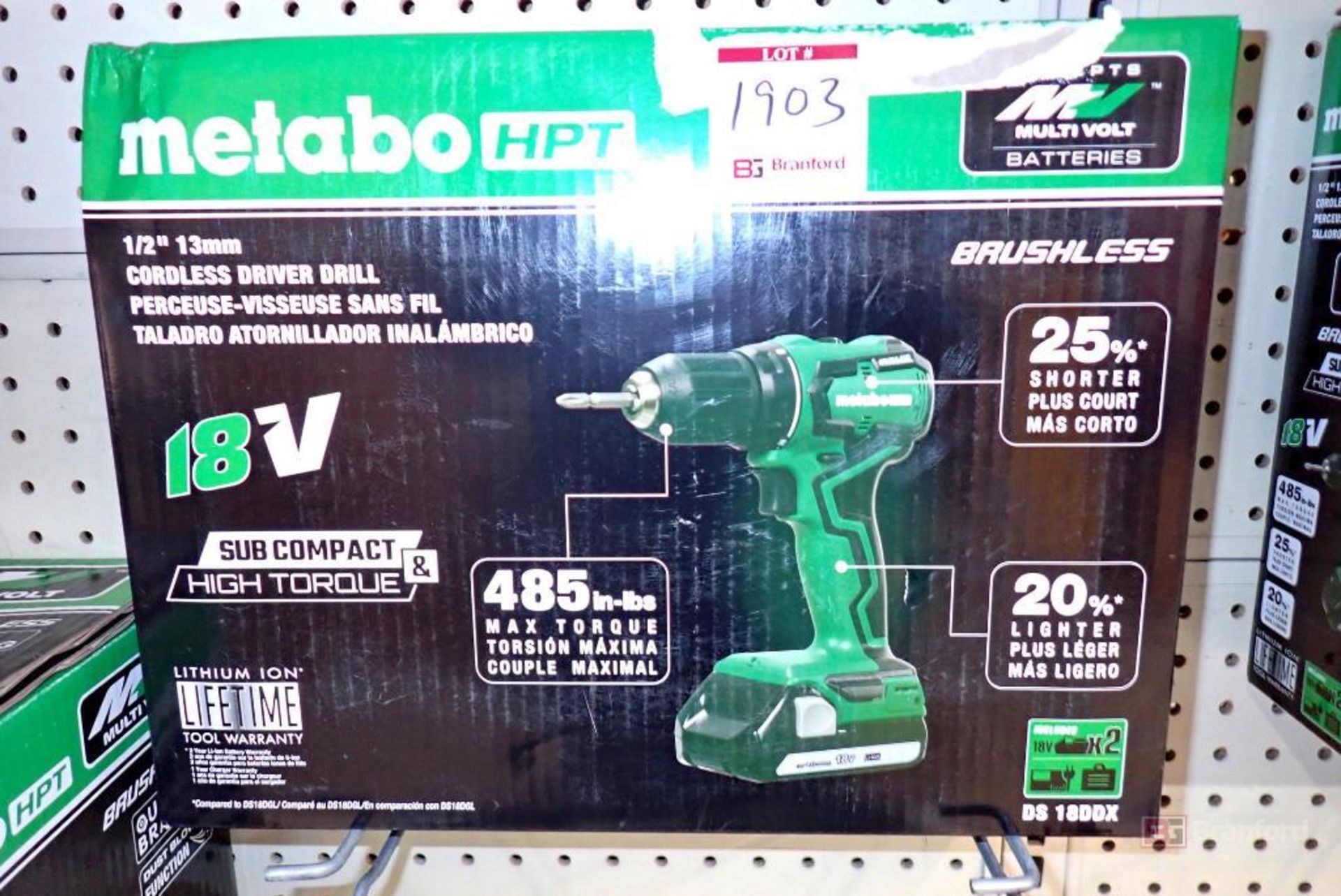 Metabo DS 18DDX Brushless 1/2" 13mm Cordless Driver Drill - Image 2 of 4