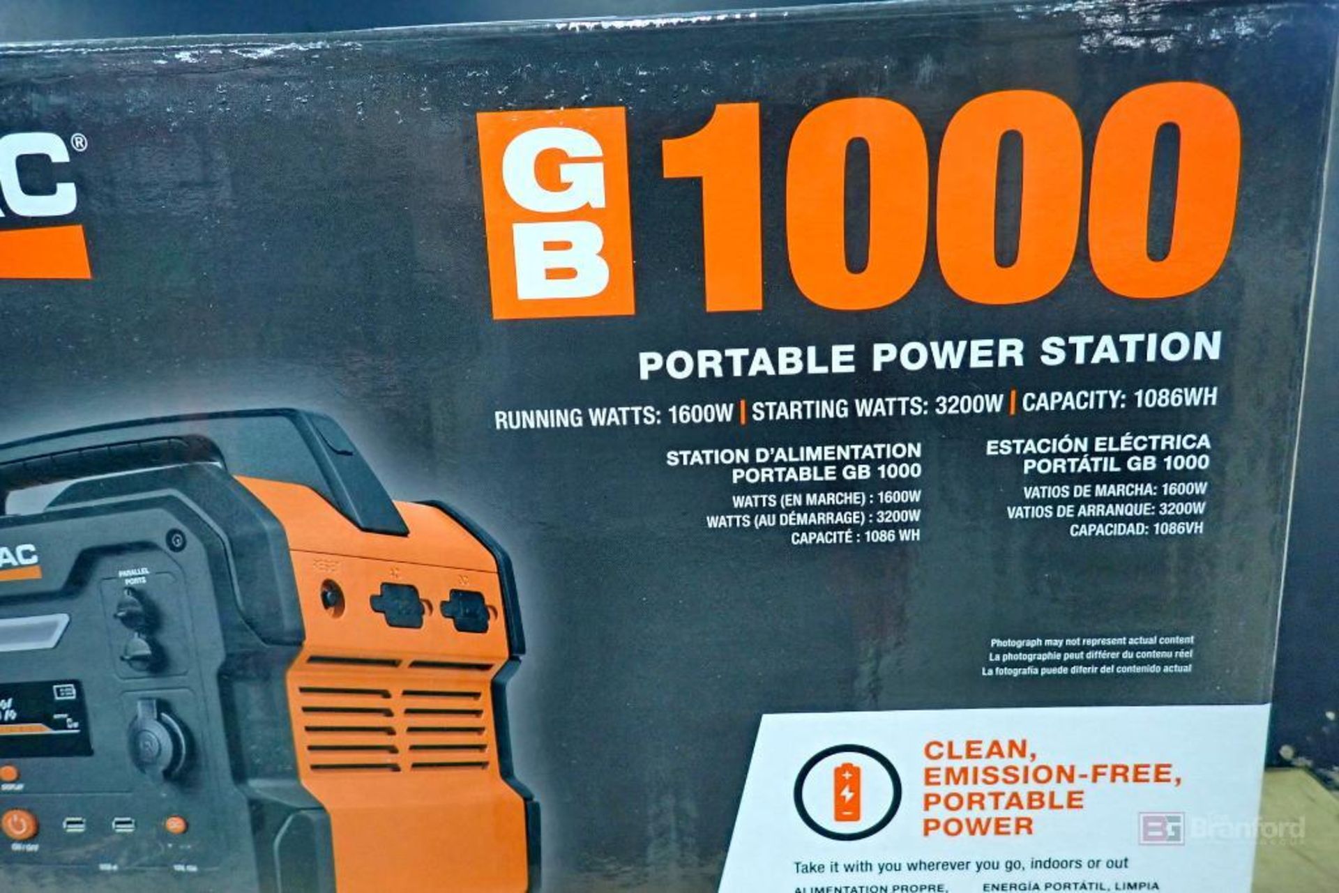 GENERAC GB1000 Portable Power Station - Image 2 of 9